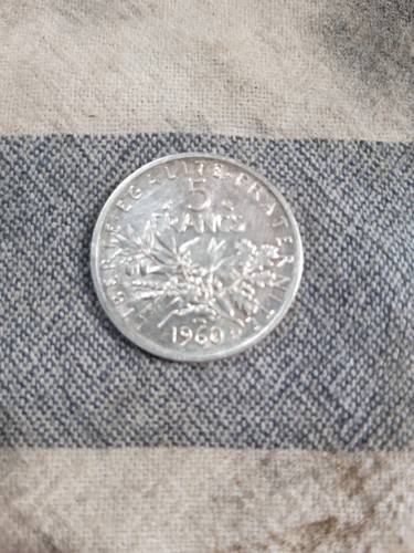 5fr semeuse argent 1960 - 5fr,