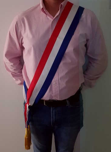 écharpe maire 80m 00 - écharpe,
