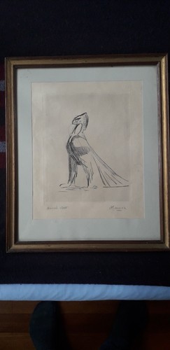 Tableau ancien dessin - , de