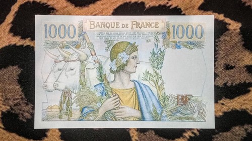 Billet 1000 francs république - billet,
