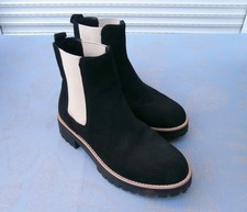 bottines cuir noir