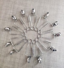 12 PINCES A ESCARGOTS INOX