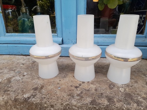 Globes opaline blanche - en,