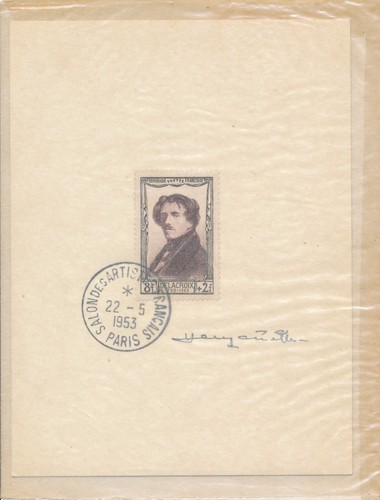 France 1951 892 delacroix - 1951, n°