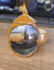 Ancien Service Sel Poivre Moutarde - Souvenir Paquebot Normandie