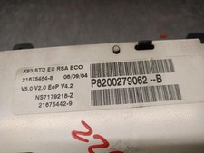 P8200279062B tableau de bord compteur pour RENAULT TRAFIC II AUTOBUS (JL) 2001