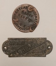 petites plaques bronze machines à vapeur jouet scientifique