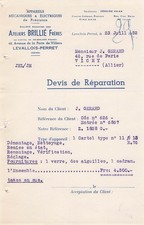 92 LEVALLOIS PERRET mecanicien