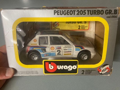 Burago peugeot 205 - peugeot, turbo
