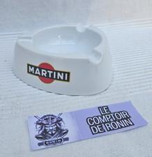 MARTINI  : Cendrier MARTINI en Plastique Blanc - Collection  - Bar - Bistrot