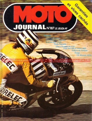 Moto journal 187 monark isdt - journal,