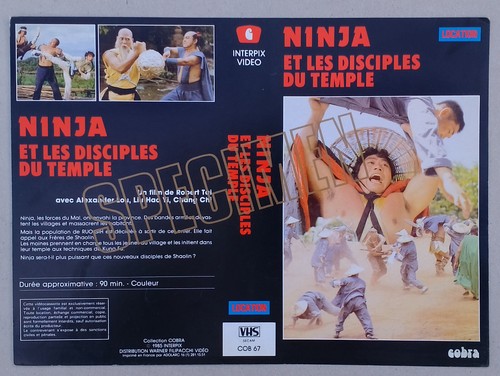 Jaquette vhs ninja et les - jaquette,
