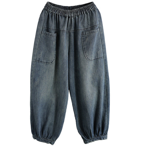 Femme jean pantalon bouffant - femme,