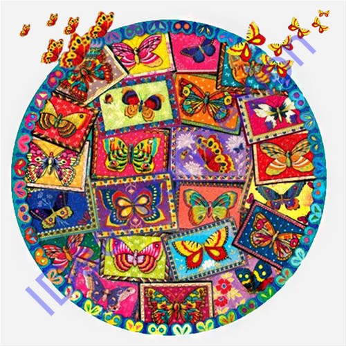 Puzzle 500 pièces - pièces, rond
