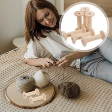  6 pièces bobine vide en bois