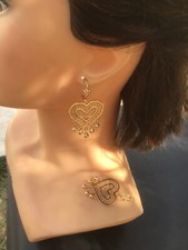 SAVOYARD BOUCLES D’OREILLES STYLE CRÉOLE DE HAUTE QUALITÉ FEMME  N’º 23