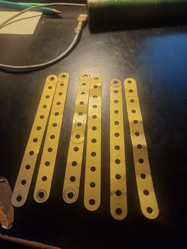 Meccano lot 6 bandes - meccano, de