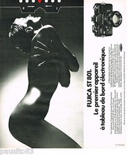 PUBLICITE ADVERTISING 065  1975  FUJICA  ST 801   appareil photo