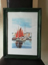 TABLEAU CADRE VOILIERS AU PORT