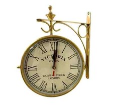 Ancienne horloge murale double