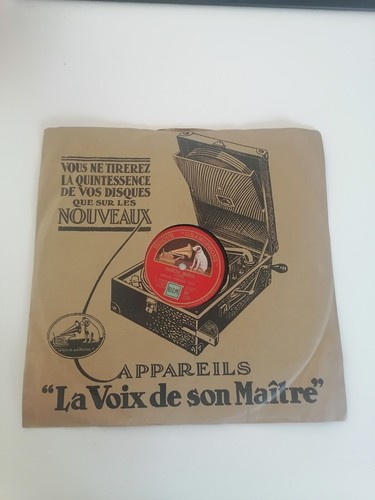 Disque gramophone voix de - la,
