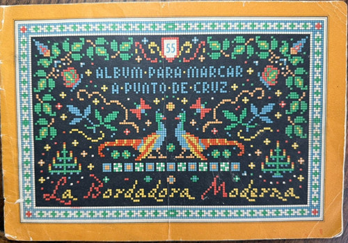 Broderie point croix - -,