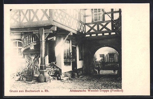 Bacharach ancien - bacharach,