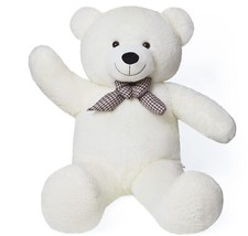 Ours en Geante 120cm XXL Nounours Géant pour Enfant CadeauBlanc