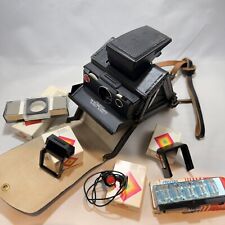 Polaroid SX-70 Land Camera Alpha 1 Model 2 + Sacoche Cuir + #113 #121 #112 #120