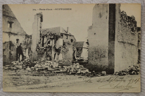 Cpa guewenheim maison en - cpa,