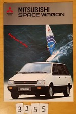 MITSUBISHI SPACE WAGON 1800 GLX Prospectus Fr 12 pages 08/1986