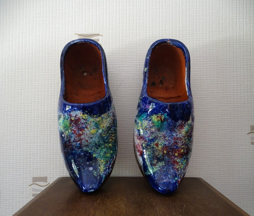 Paire sabots terre cuite - sabots,