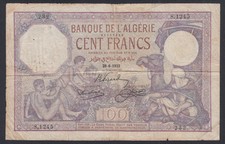 (FR1) Billet ALGERIE 100