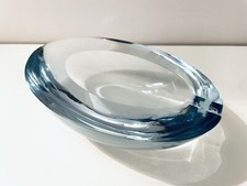 Élégant Cendrier En Verre Poli Dans Le Style De Fontana Arte
