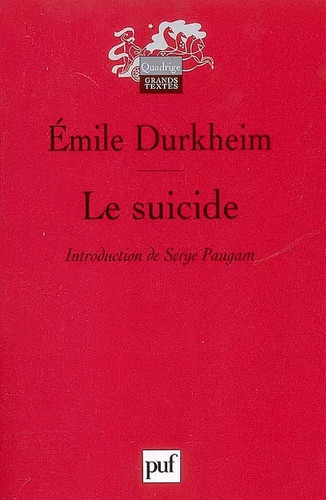 Suicide etude de - le,