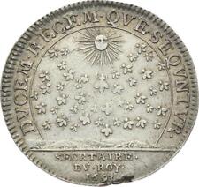 O3668 RARE Jeton Louis XIV Secretaires Roi Emission 1693 Argent ->F offre