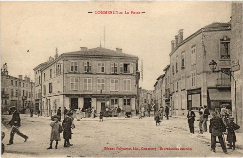Cpa commercy poste - commercy, (dep.55)