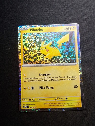 Carte pokémon pikachu - nm,