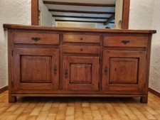 Buffet esprit campagne 3 portes - Assemblage chevilles en bois - Excellente état