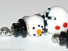 1pc Glass Christmas Snowman