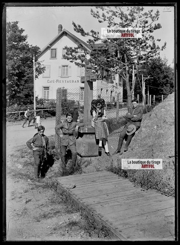 Plaque verre photo - plaque, de