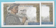 10 FRANCS MINEUR du 10=3=1949