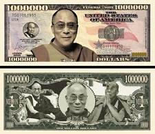 Le DALAI LAMA BILLET MILLION DOLLAR US ! TENZIN GYATSO TIBET BOUDDHISME Citation