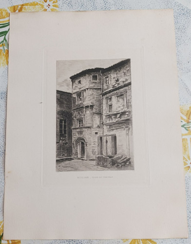 Ancienne eau forte lucien - forte,