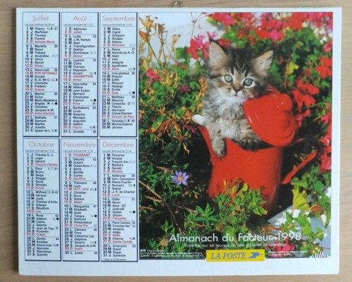 Almanach facteur 1998 - facteur,