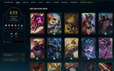 Compte League of Legends, 632 Skins MMR Platine