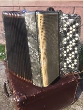 Accordéon  HOHNER SIRENA I Pearl. Étui d’origine 5 rang, Clavier Plat, 80 basses