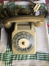 TELEPHONE  à cadran Vintage gris années 1974  - Socotel S63  -