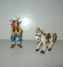 LUCKY LUKE & JOLLY JUMPER FIGURINES  SCHLEICH BULLY  TBE VINTAGE 1980s