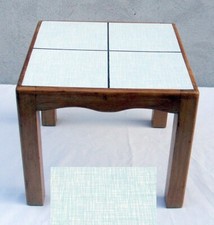 TABLE BASSE - FORMICA -  VINTAGE 70' - ANCIEN - TABLE A FLEURS - SELLETTE - TB01